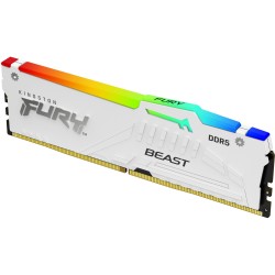 Kingston 64GB 6000MT s DDR5 CL30 DIMM Kit of 2 FURY Beast White RGB EXPO — Buy in Cyprus with Fast Delivery