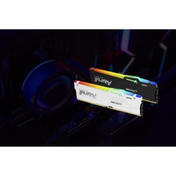 Kingston 64GB 6000MT s DDR5 CL30 DIMM Kit of 2 FURY Beast White RGB EXPO — Buy in Cyprus with Fast Delivery