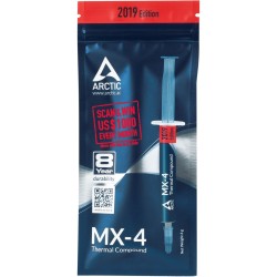 Arctic MX-4 4 g Thermal Paste - K Cooler accessory - Non-conductive carbon paste (8.5 W/m·K, 2.5 g/cm³)