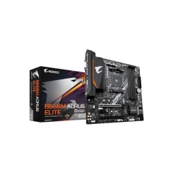 Gigabyte GA-B550M AORUS ELITE - B550 Micro-ATX Motherboard (AM4) - DDR4 up to 128GB, PCIe 4.0, 2x M.2, HDMI 2.1, Gigabit LAN