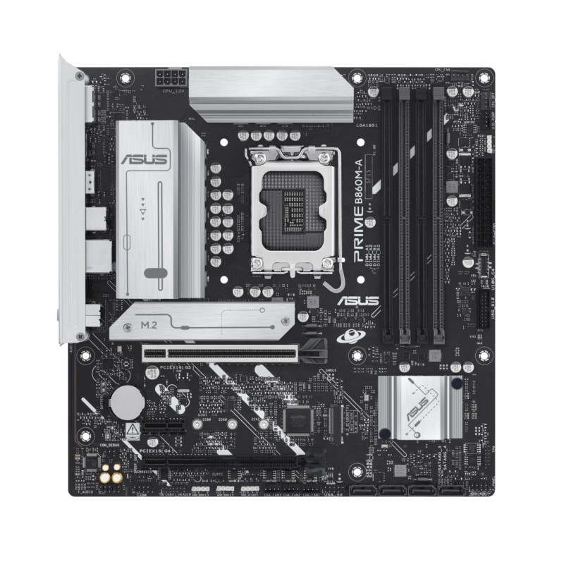 ASUS PRIME B860M-A-CSM - LGA1851 Micro-ATX, DDR5, Up to 256GB, PCIe 4.0, 2.5Gb LAN, 7.1 Audio