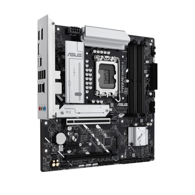 ASUS PRIME B860M-A-CSM - LGA1851 Micro-ATX, DDR5, Up to 256GB, PCIe 4.0, 2.5Gb LAN, 7.1 Audio