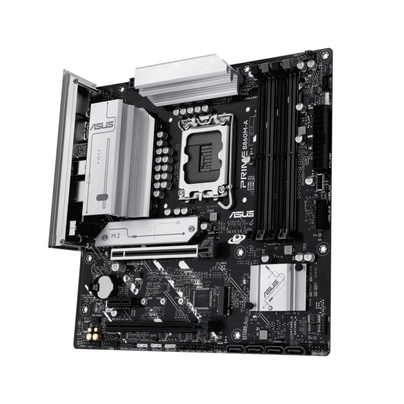 ASUS PRIME B860M-A-CSM - LGA1851 Micro-ATX, DDR5, Up to 256GB, PCIe 4.0, 2.5Gb LAN, 7.1 Audio
