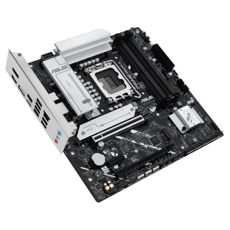 ASUS PRIME B860M-A-CSM - LGA1851 Micro-ATX, DDR5, Up to 256GB, PCIe 4.0, 2.5Gb LAN, 7.1 Audio