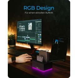 ICY BOX Dockingstation 6.4cm (2.5) & 8.9cm (3.5) SATA - USB 3.0 — Buy in Cyprus with Fast Delivery