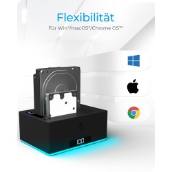 ICY BOX Dockingstation 6.4cm (2.5) & 8.9cm (3.5) SATA - USB 3.0 — Buy in Cyprus with Fast Delivery