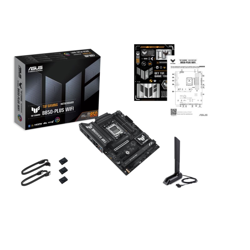 ASUS TUF Gaming B850-PLUS WiFi - AM5 Socket - ATX, DDR5, Up to 192GB RAM, Built-in Wi‑Fi — Buy in Cyprus with Fast Delivery
