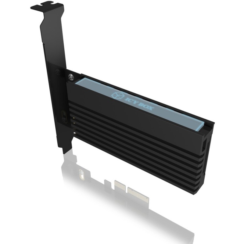 PCI Express Card (x4) to 1x M.2 NVMe 2280 2260 2242 with Heatsink - RaidSonic — Buy in Cyprus with Fast Delivery