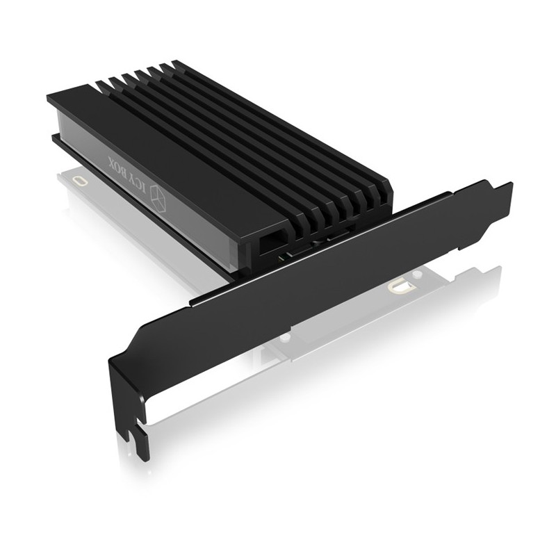 PCI Express Card (x4) to 1x M.2 NVMe 2280 2260 2242 with Heatsink - RaidSonic — Buy in Cyprus with Fast Delivery