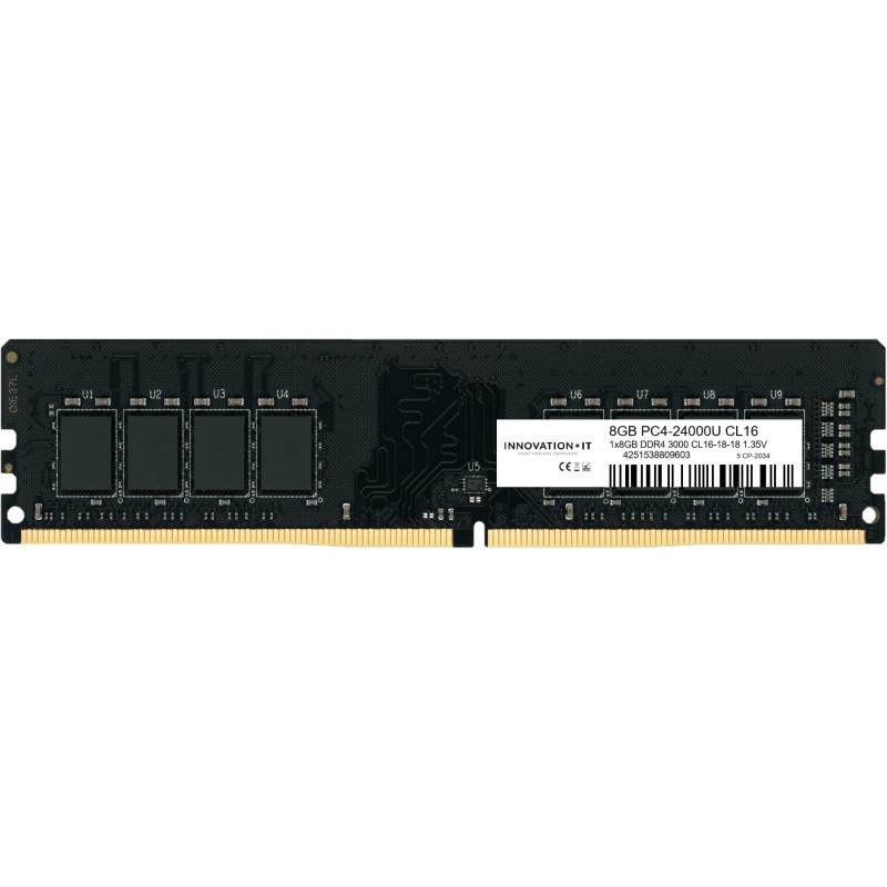 Innovation IT DDR4 3000 CL16 1.35V 1x8GB - 288-pin DIMM — Buy in Cyprus with Fast Delivery