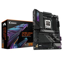 Gigabyte GA-X870E A ELITE WIFI7 - AM5 ATX Motherboard, DDR5, 4x M.2, Wi-Fi 7, 2.5Gb LAN, Bluetooth 5.4, Black