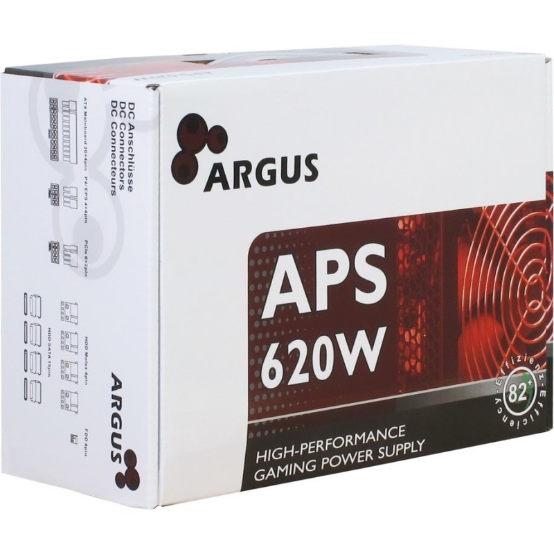 620W Inter-Tech Argus APS-620W - APS-620W - Power Supply Unit — Buy in Cyprus with Fast Delivery