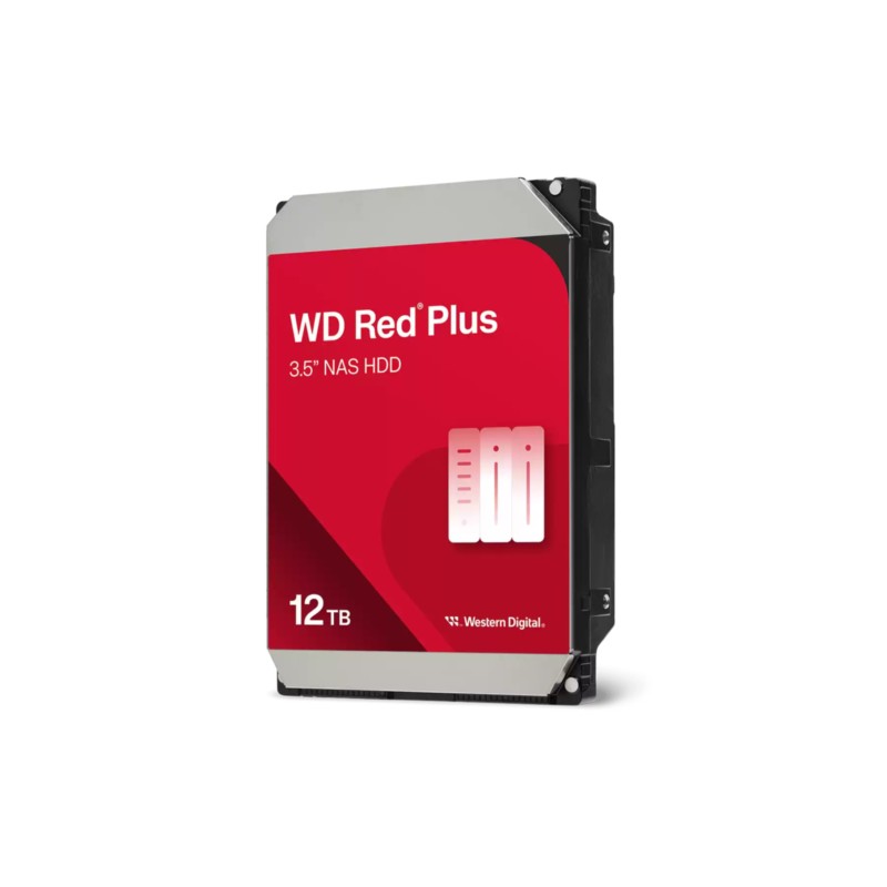 WD Red Plus WD120EFGX - 12TB 3.5in SATA III 6Gb/s HDD, 7200 RPM, 512MB Cache (NAS, CMR) — Buy in Cyprus with Fast Delivery