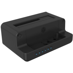 ICY BOX Cloner and Docking Station for M.2 NVMe SSD and 2.5/3.5" SATA HDD/SSD - IB-2914MSCL-C31 - Black Aluminum, USB-C
