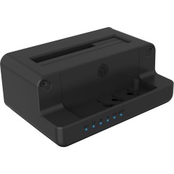 ICY BOX Cloner and Docking Station for M.2 NVMe SSD and 2.5/3.5" SATA HDD/SSD - IB-2914MSCL-C31 - Black Aluminum, USB-C