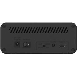 ICY BOX Cloner and Docking Station for M.2 NVMe SSD and 2.5/3.5" SATA HDD/SSD - IB-2914MSCL-C31 - Black Aluminum, USB-C