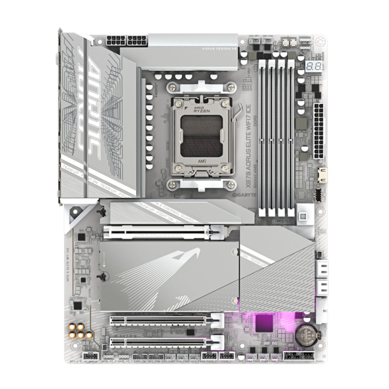Gigabyte GA-X870E A XTREME AI TOP - AM5 E-ATX Motherboard, DDR5 (256GB), PCIe 5.0, Wi‑Fi 7, 10GbE, USB4 (Black)