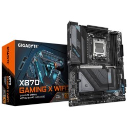 GIGABYTE GA-X870 GAMING X WIFI7 - AM5 ATX Motherboard, DDR5 256GB, Wi‑Fi 7, PCIe 5.0, USB4, 2.5Gb LAN (Black)