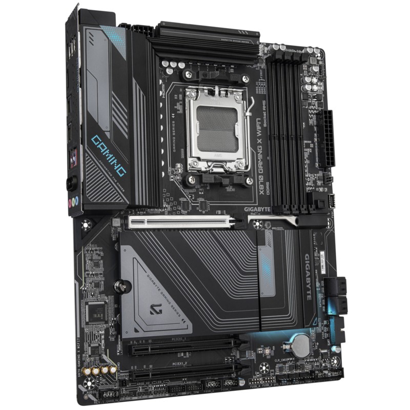 GIGABYTE GA-X870 GAMING X WIFI7 - AM5 ATX Motherboard, DDR5 256GB, Wi‑Fi 7, PCIe 5.0, USB4, 2.5Gb LAN (Black)