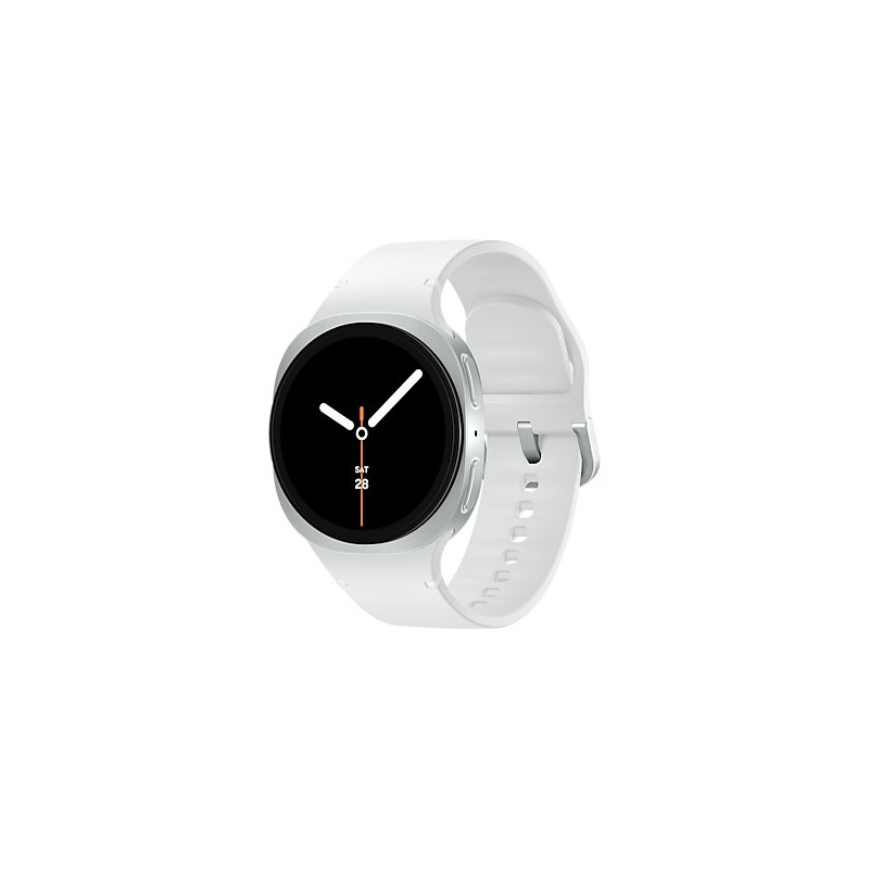 Samsung Galaxy Watch8 40 mm Wi-Fi EU Silver White - (Silver White, 32 GB storage, 2 GB RAM, 1.3 inch AMOLED, Wear OS)