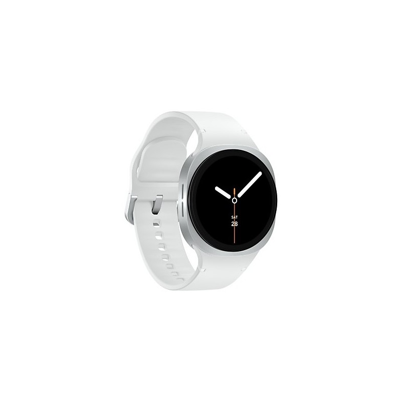 Samsung Galaxy Watch8 40 mm Wi-Fi EU Silver White - (Silver White, 32 GB storage, 2 GB RAM, 1.3 inch AMOLED, Wear OS)