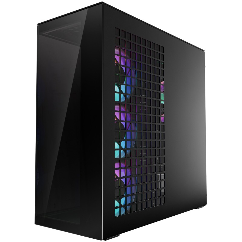 Arctic Xtender Mirror Black Midi Tower PC Case - E-ATX Support, Vertical GPU, 482 mm GPU length, Black