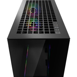 Arctic Xtender Mirror Black Midi Tower PC Case - E-ATX Support, Vertical GPU, 482 mm GPU length, Black
