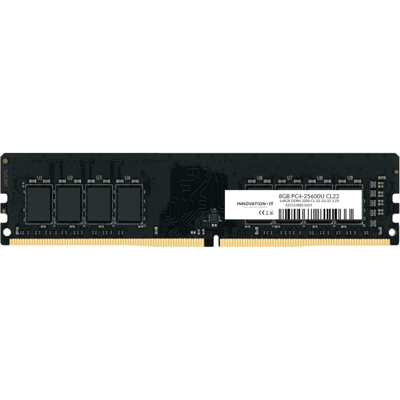 3200 8GB Innovation IT CL22-22-22 1.2V LD 8-Chip - DDR4-3200 CL22 Non-ECC — Buy in Cyprus with Fast Delivery