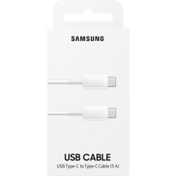 Samsung EP-DN975 USB-C to USB-C Cable - EP-DN975 - White, 1m, 5A, 100W — Buy in Cyprus with Fast Delivery