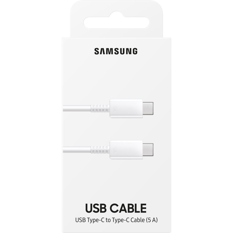 Samsung EP-DN975 USB-C to USB-C Cable - EP-DN975 - White, 1m, 5A, 100W — Buy in Cyprus with Fast Delivery