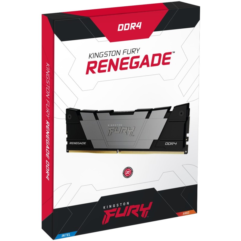Kingston FURY Renegade Black DDR4 32GB 3600MT/s CL16 DIMM Kit - 8x4GB — Buy in Cyprus with Fast Delivery
