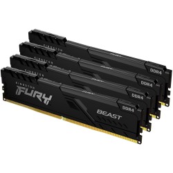 3200 128GB Kingston FURY Beast KIT (4x 32GB) - DDR4-3200, 128GB total, 4x32GB — Buy in Cyprus with Fast Delivery