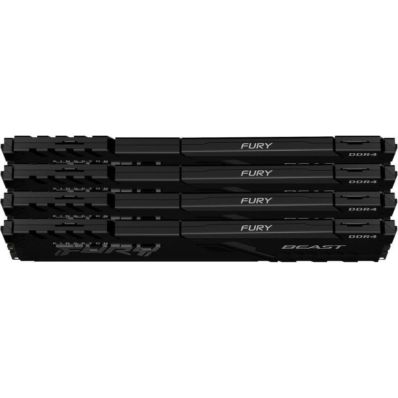 3200 128GB Kingston FURY Beast KIT (4x 32GB) - DDR4-3200, 128GB total, 4x32GB — Buy in Cyprus with Fast Delivery