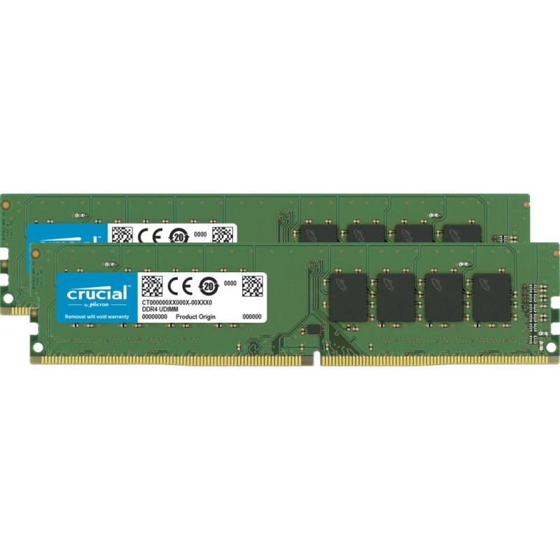 Crucial DDR4 3200 32GB Kit - 2x16GB - Non-ECC — Buy in Cyprus with Fast Delivery