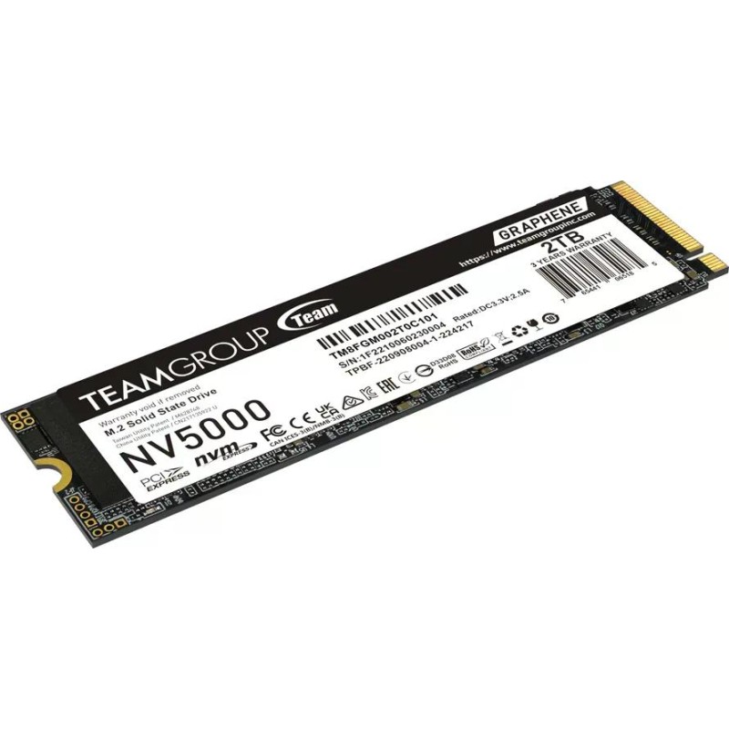 SSD Teamgroup 2TB NV5000 - TM8FGM002T0C101 - M.2 NVMe PCIe 4.0 x4 — Buy in Cyprus with Fast Delivery