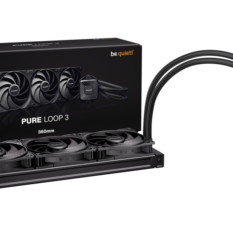 Be Quiet! Pure Loop 3 360mm AIO Liquid Cooler - BW029EU - Black — Buy in Cyprus with Fast Delivery