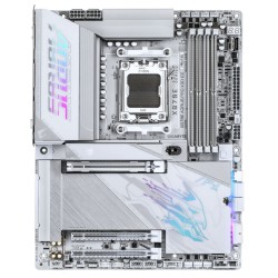 Gigabyte GA-X870E A PRO X ICE - GA-X870E A PRO X ICE - White ATX DDR5 AM5, 4 DIMM, 256 GB, 4x M.2, PCIe 5.0, WiFi 7