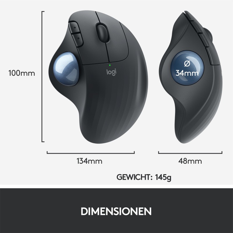 Logitech ERGO M575 Wireless Trackball Graphit - M575 - Graphit — Buy in Cyprus with Fast Delivery