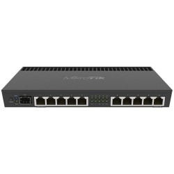 Mikrotik RB4011iGS+RM - RB4011iGS+RM - Black, 1 GB RAM, 1400 MHz, 10x Gigabit Ethernet, 1x SFP+