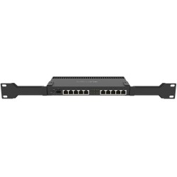 Mikrotik RB4011iGS+RM - RB4011iGS+RM - Black, 1 GB RAM, 1400 MHz, 10x Gigabit Ethernet, 1x SFP+