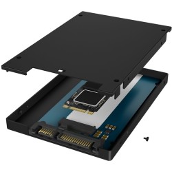 Drive Bay Adapter M.2 SATA to 2.5" SATA ICY BOX Black — Buy in Cyprus with Fast Delivery