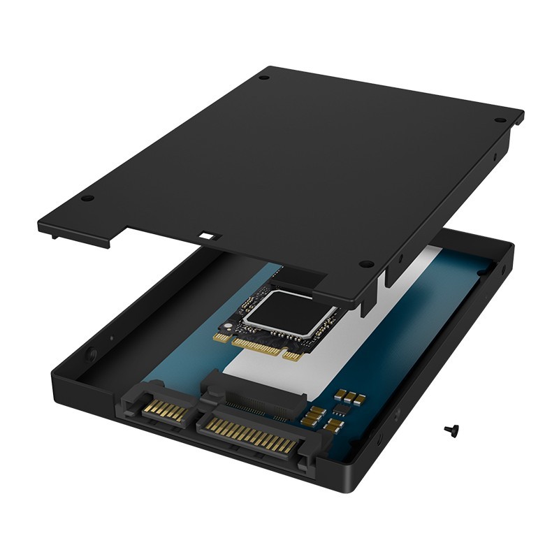 Drive Bay Adapter M.2 SATA to 2.5" SATA ICY BOX Black — Buy in Cyprus with Fast Delivery