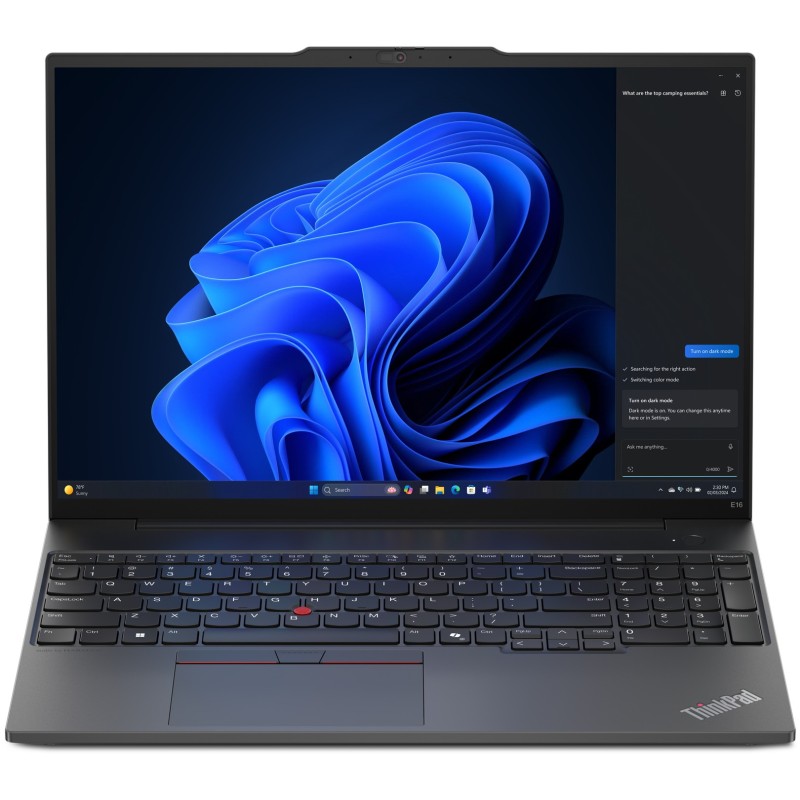 Lenovo ThinkPad E16 G2 - CU7 155H - Graphite Black, 32GB DDR5, 1TB SSD, Intel Core Ultra 7, 16" WUXGA, Windows 11 Pro
