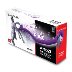 SAPPHIRE PURE Radeon RX 9070 16GB Gaming OC (UEFI) - White, 16GB GDDR6, Boost 2700 MHz — Buy in Cyprus with Fast Delivery