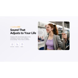 QCY Melobuds N70 ANC Black - HT18 - TWS Hi-Res Earbuds LDAC BT 6.0 IPX5 Wireless Charge — Buy in Cyprus with Fast Delivery