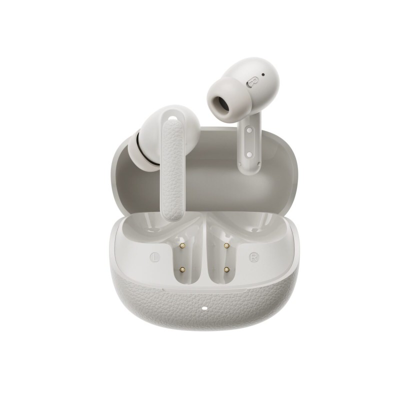 QCY Buds ANC Cream Grey - HT15 - 45dB ANC, TWS Earbuds, 35h Total Battery, 5-mic ENC — Buy in Cyprus with Fast Delivery