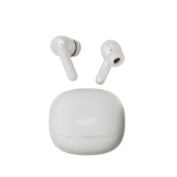 QCY Buds ANC Cream Grey - HT15 - 45dB ANC, TWS Earbuds, 35h Total Battery, 5-mic ENC — Buy in Cyprus with Fast Delivery