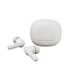 QCY Buds ANC Cream Grey - HT15 - 45dB ANC, TWS Earbuds, 35h Total Battery, 5-mic ENC — Buy in Cyprus with Fast Delivery
