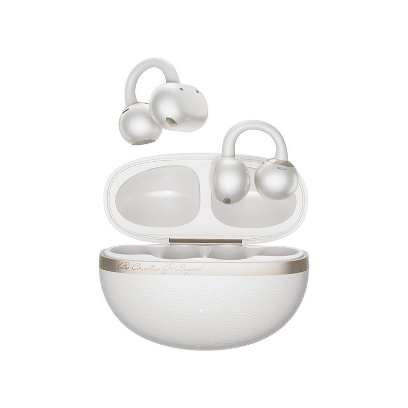 QCY Crossky C50 White - CT06 - Open Ear Earclip, BT 6.0, IPX5 waterproof, 35h — Buy in Cyprus with Fast Delivery