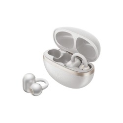 QCY Crossky C50 White - CT06 - Open Ear Earclip, BT 6.0, IPX5 waterproof, 35h — Buy in Cyprus with Fast Delivery